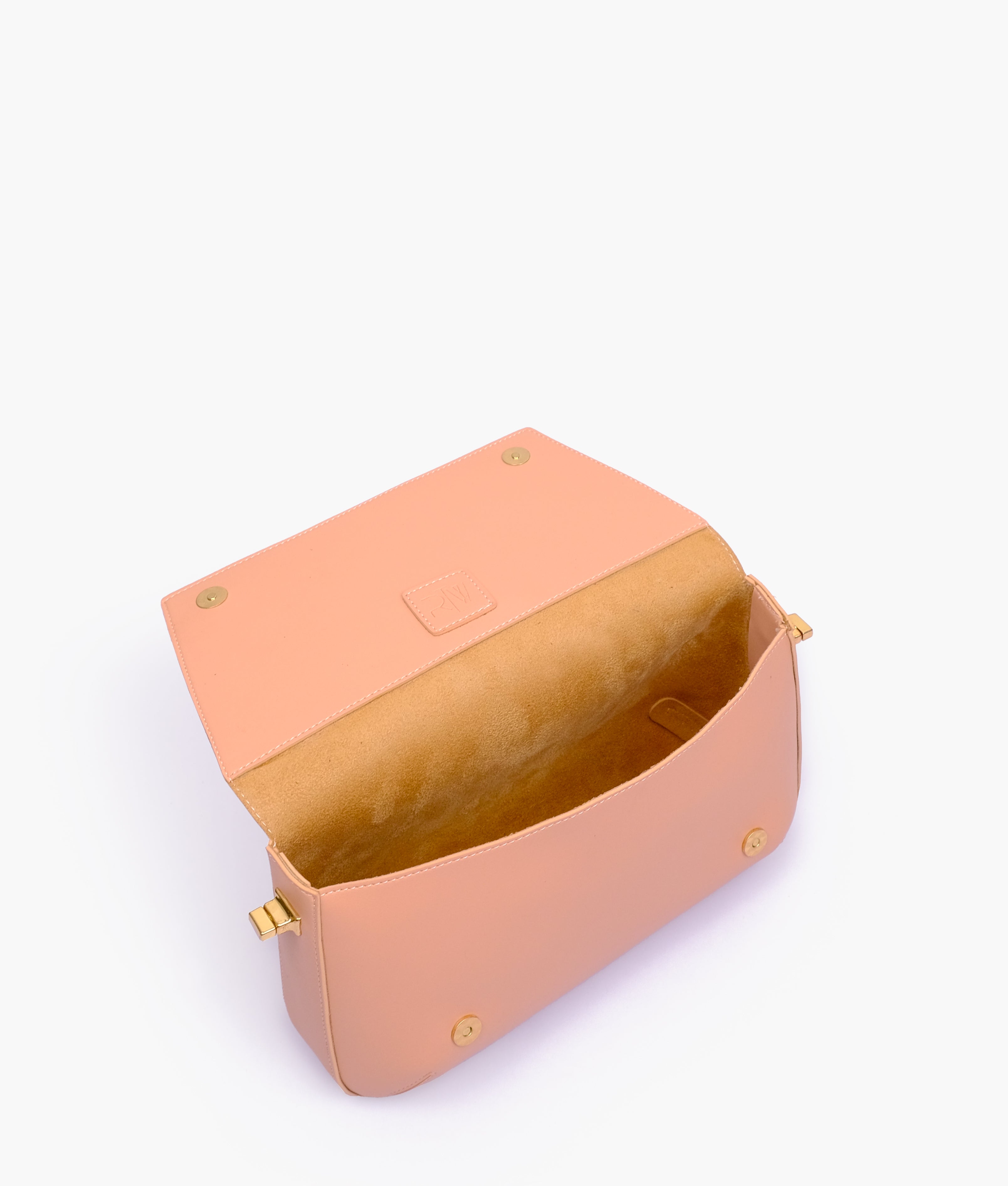 RTW Creation - Peach mini flap bag