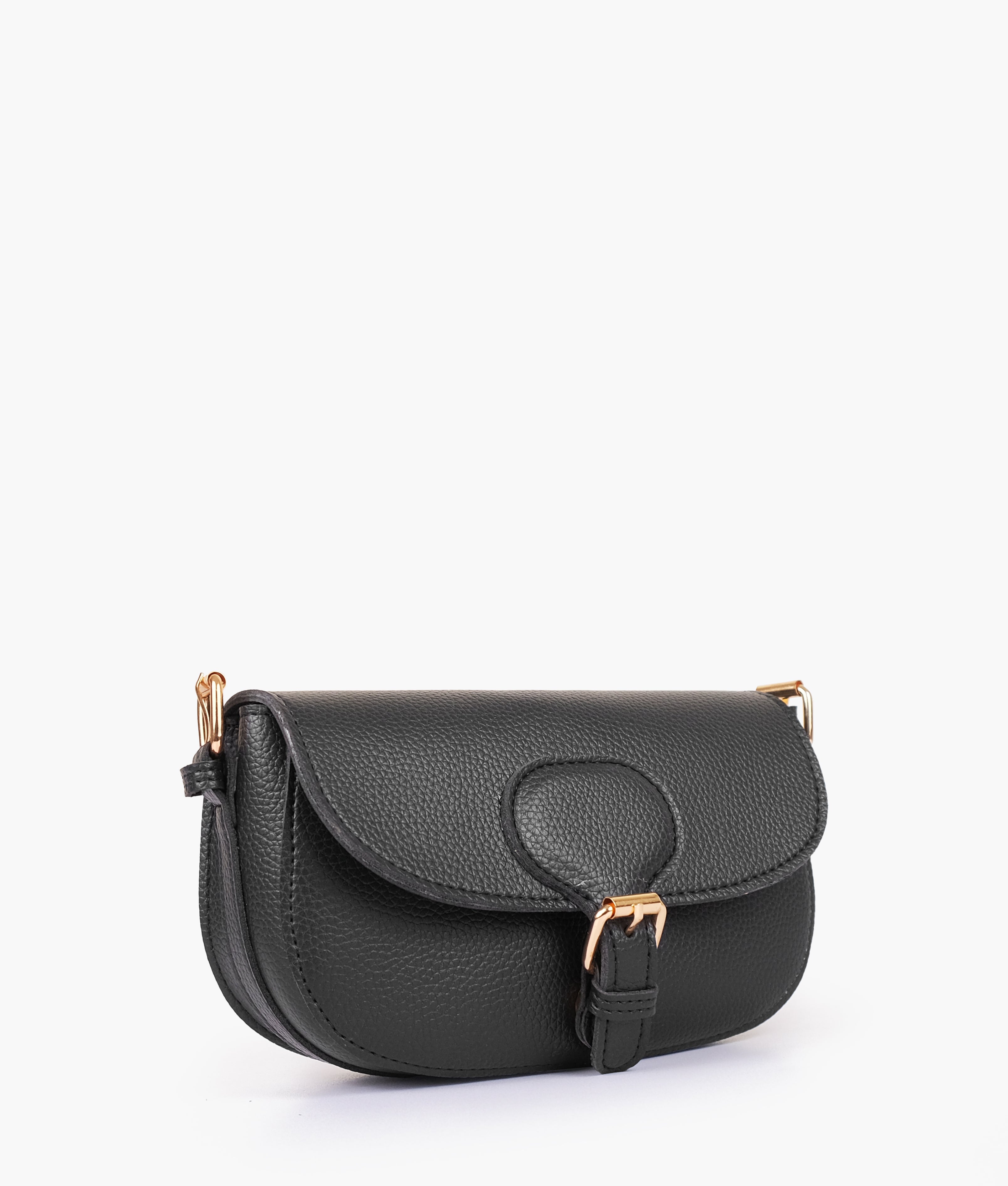RTW Creation - Black east-west shoulder bag