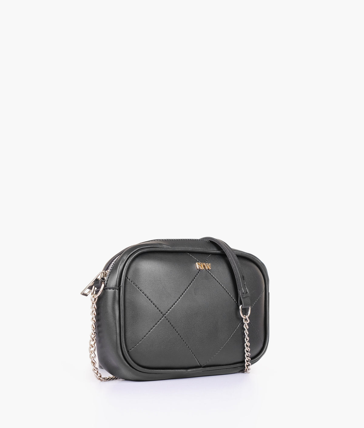 RTW Creation - Black mini quilted crossbody bag