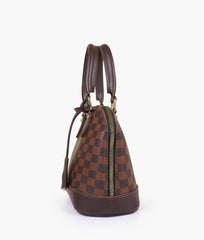 RTW Creation - Dark brown dome satchel handbag
