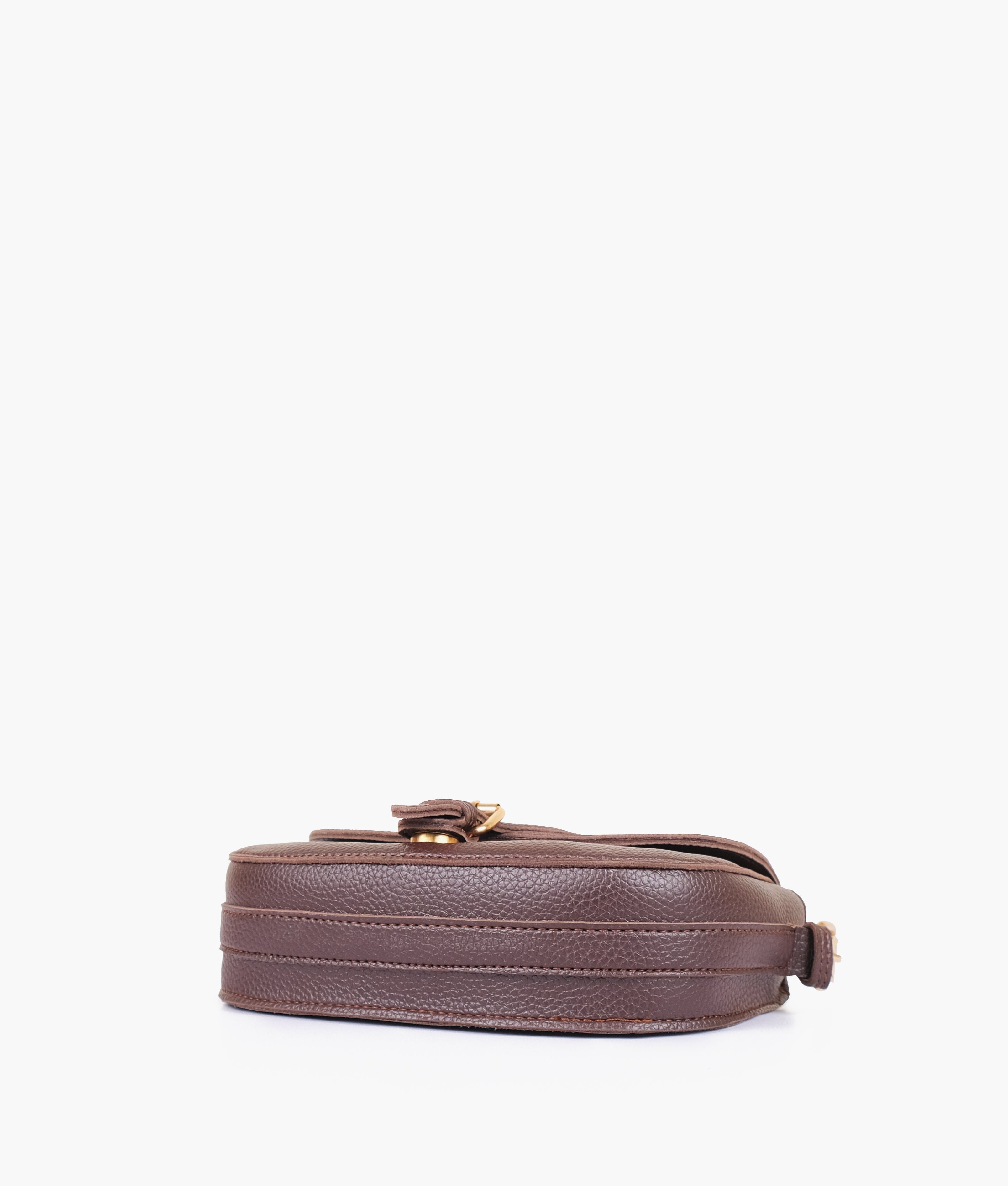 RTW Creation - Dark brown east-west shoulder bag