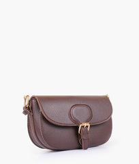 RTW Creation - Dark brown east-west shoulder bag