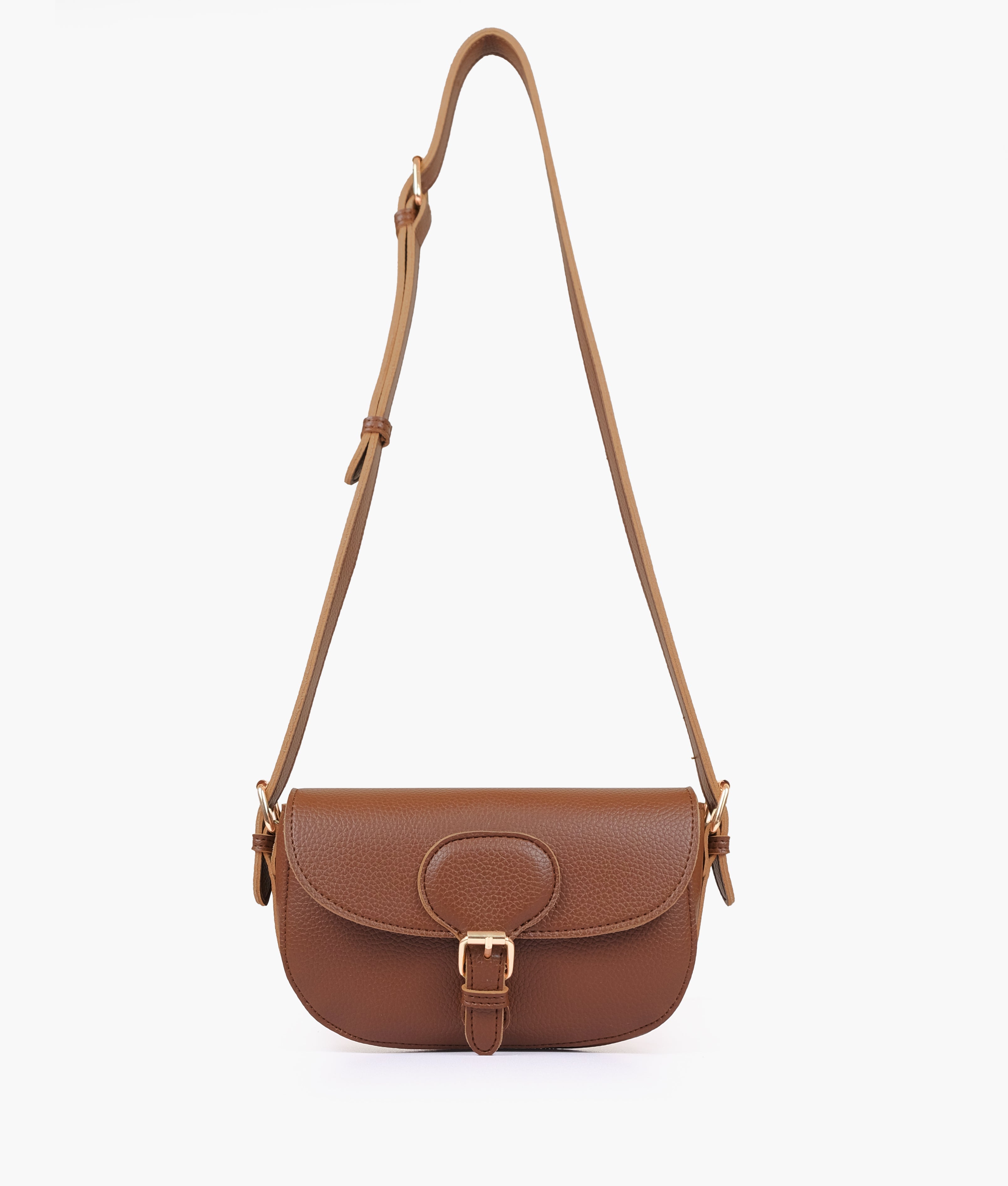 RTW Creation - Horse brown east-west shoulder bag