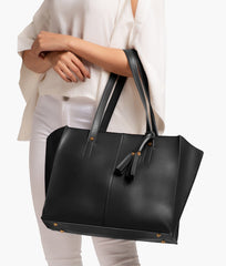 RTW Creation - Black over the shoulder tote bag