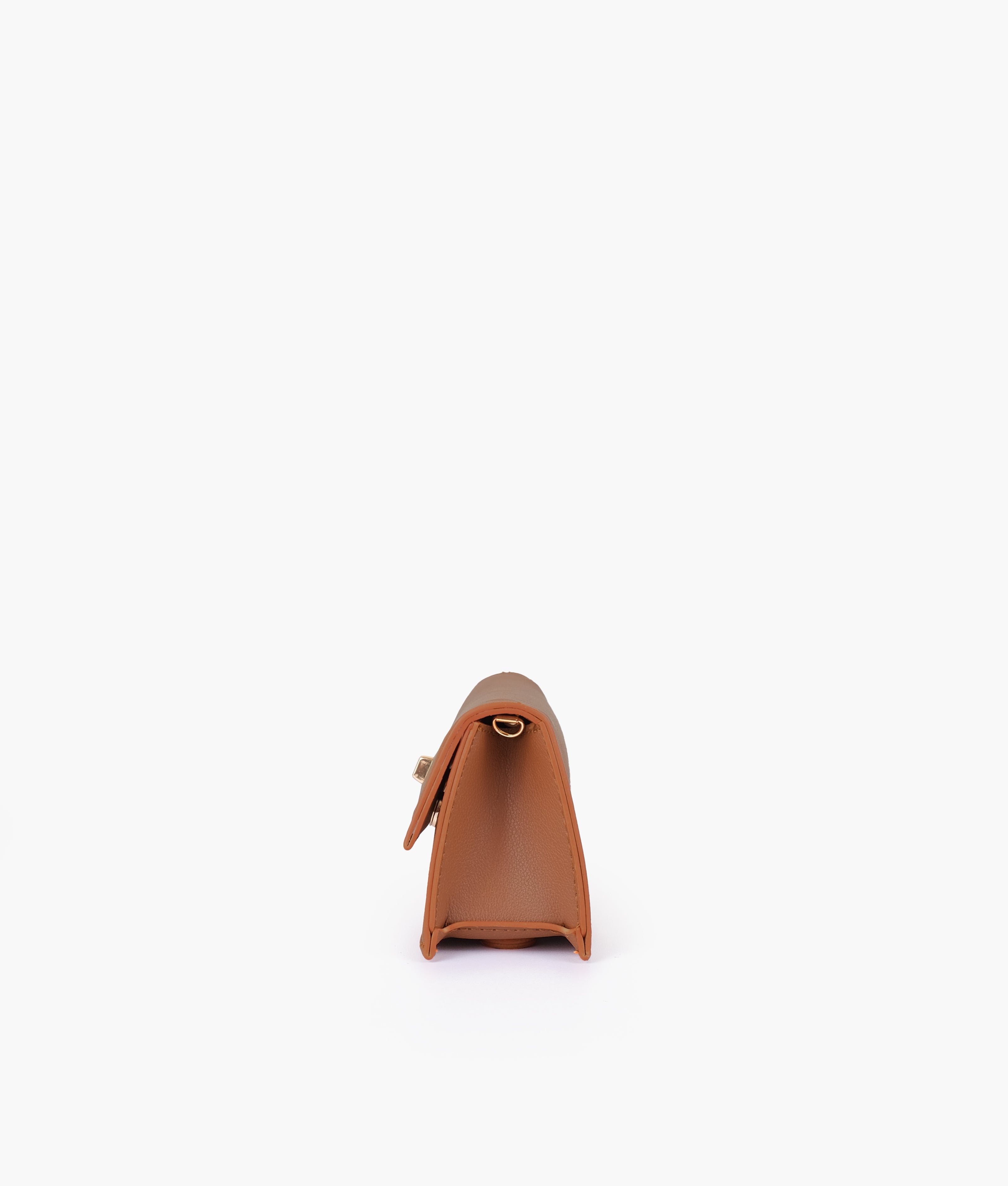 RTW Creation - Tan elongated clutch bag