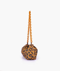 RTW Creation - Brown leopard print cloud bag