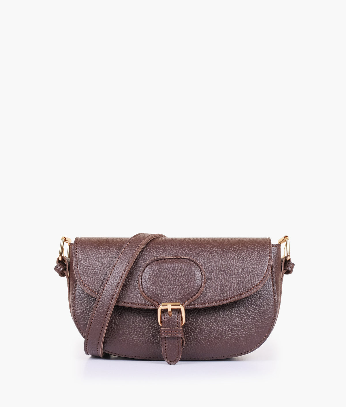 RTW Creation - Dark brown east-west shoulder bag