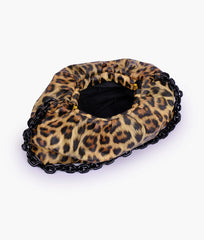 RTW Creation - Beige leopard print cloud bag