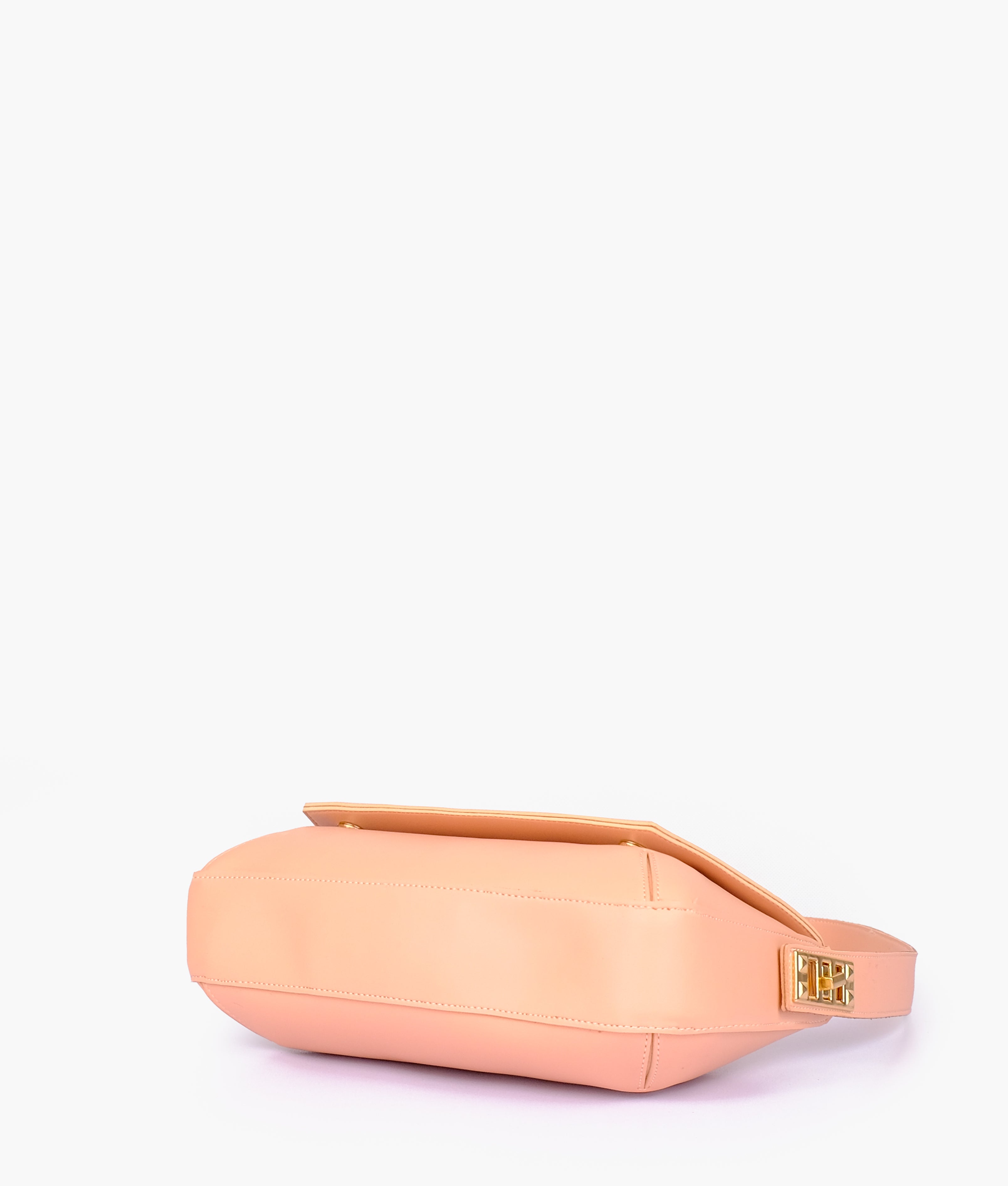 RTW Creation - Peach mini flap bag