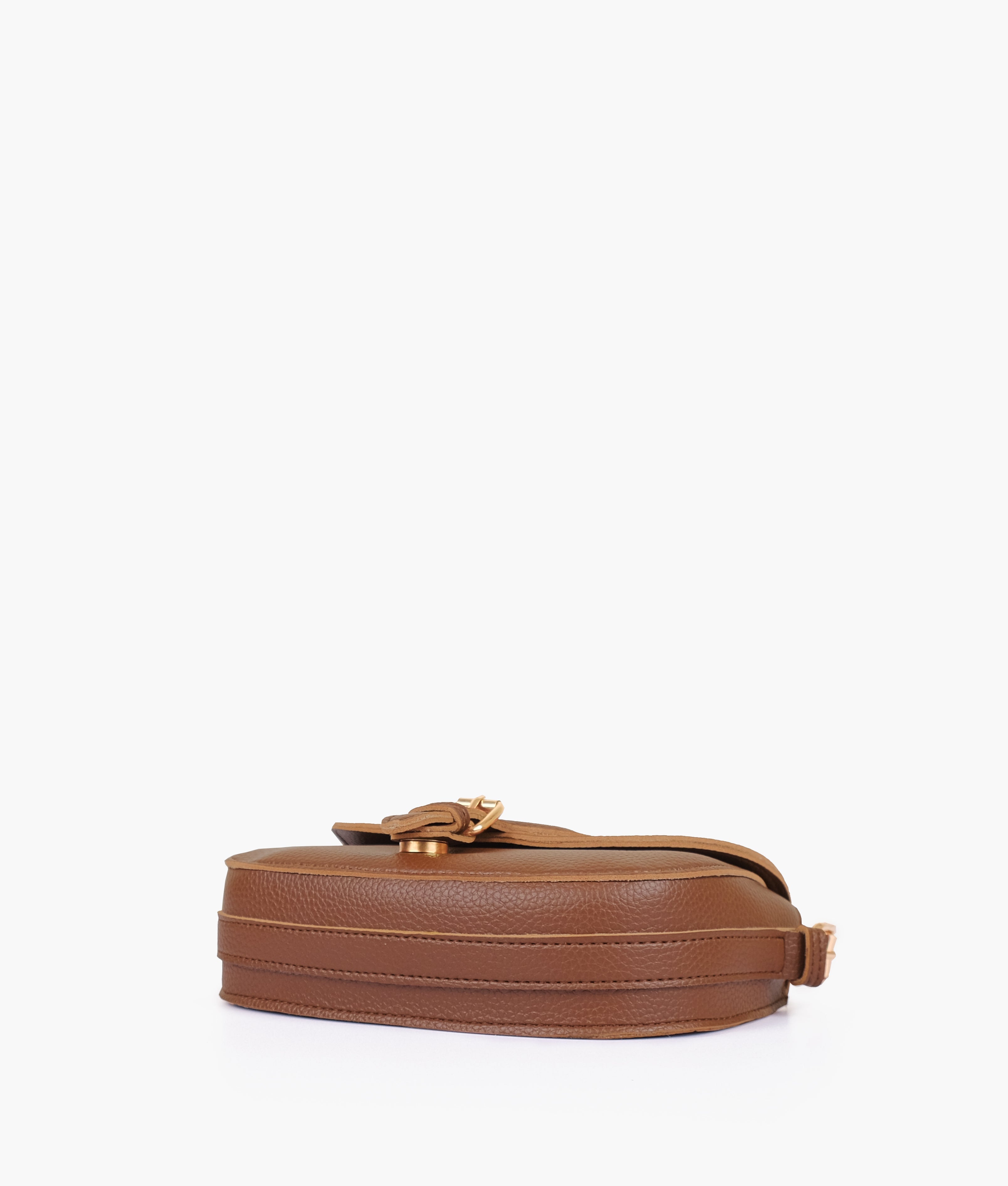 RTW Creation - Horse brown east-west shoulder bag