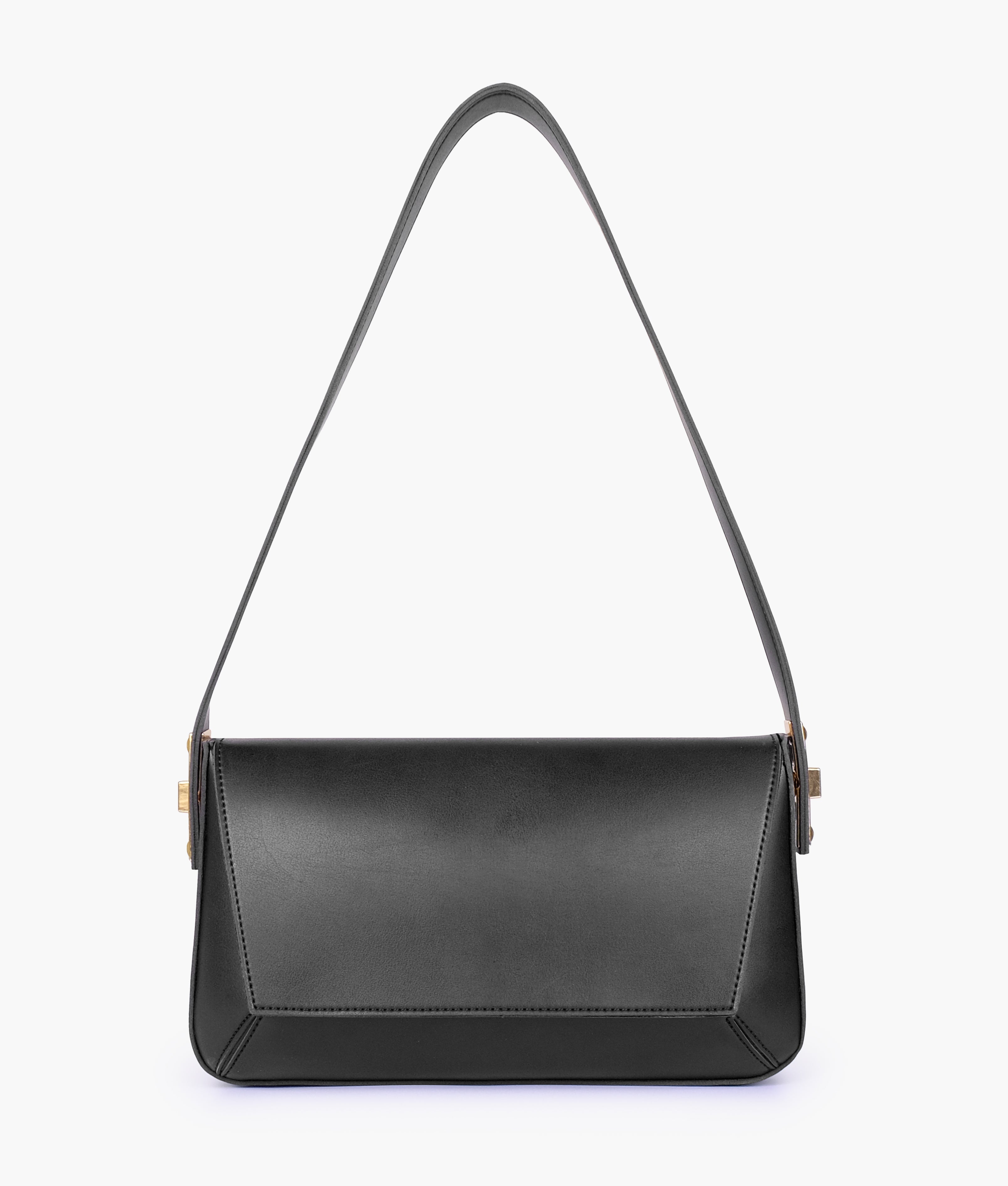 RTW Creation - Black mini flap bag