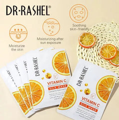 Dr Rashel-Vitamin c brightening & anti-aging silk mask
-DRL-1808