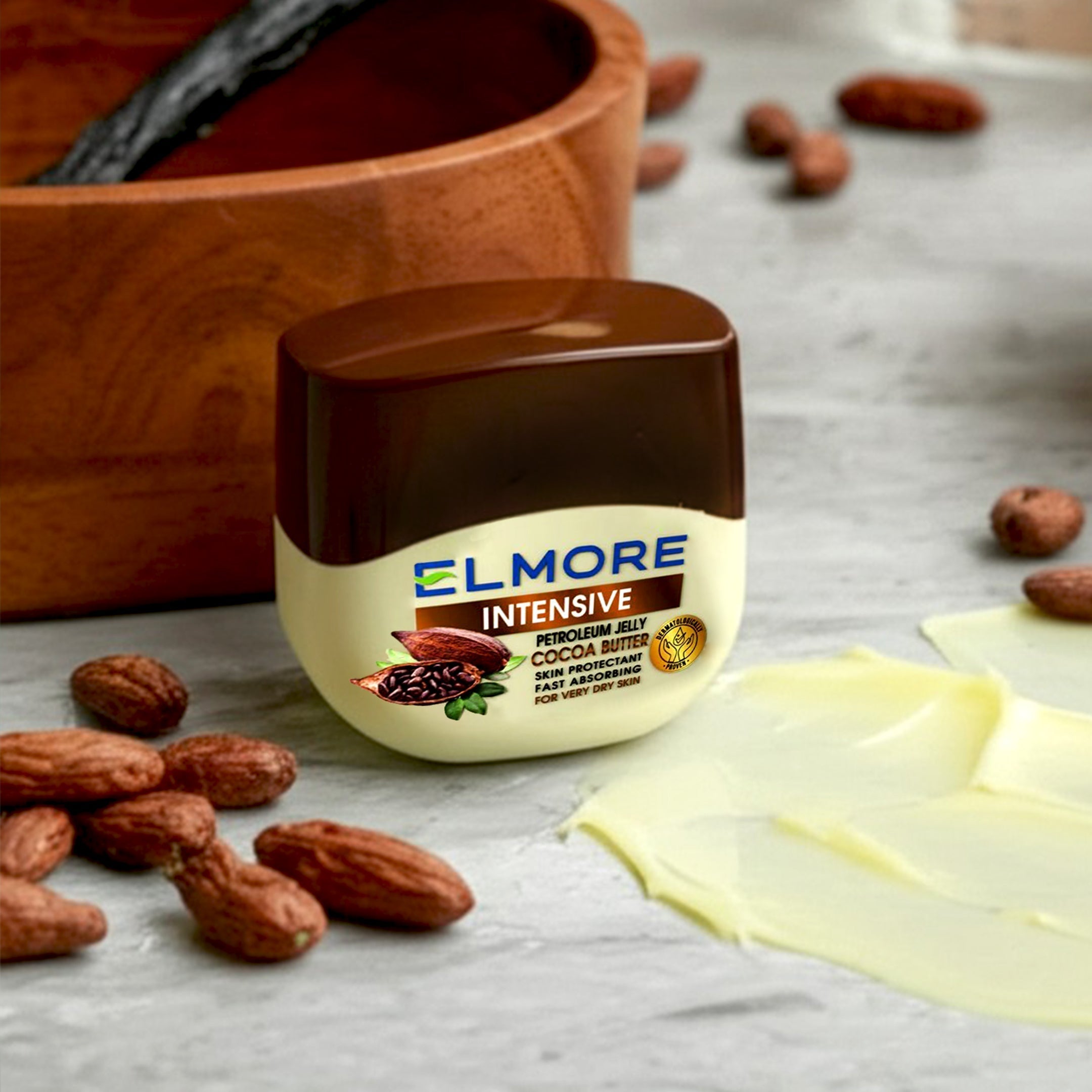 Elmore Cocoa Butter Petroleum Jelly â€“ intense hydration for rough and dry skin