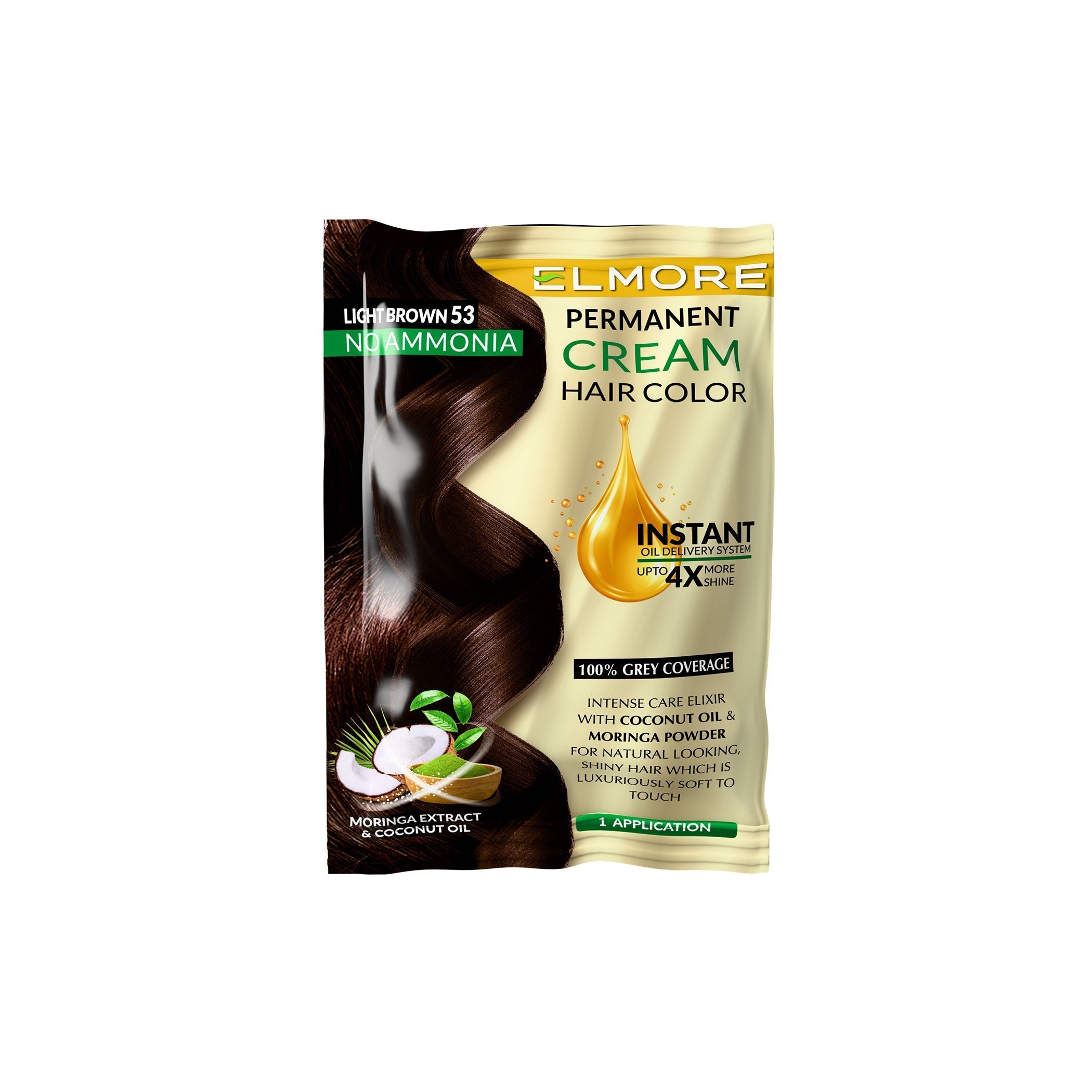 Top Light Brown Hair Color in Pakistan â€“ Elmore Advanced Cream Hair Dye for Smooth, Vibrant Finish