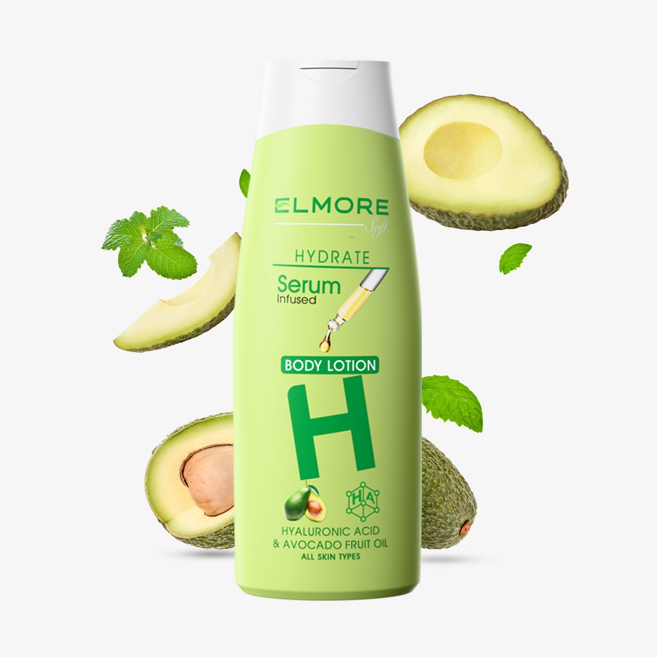 Elmore Natural Hydrating Lotion â€“ Aloe Vera & Avocado Extracts for Soft Skin