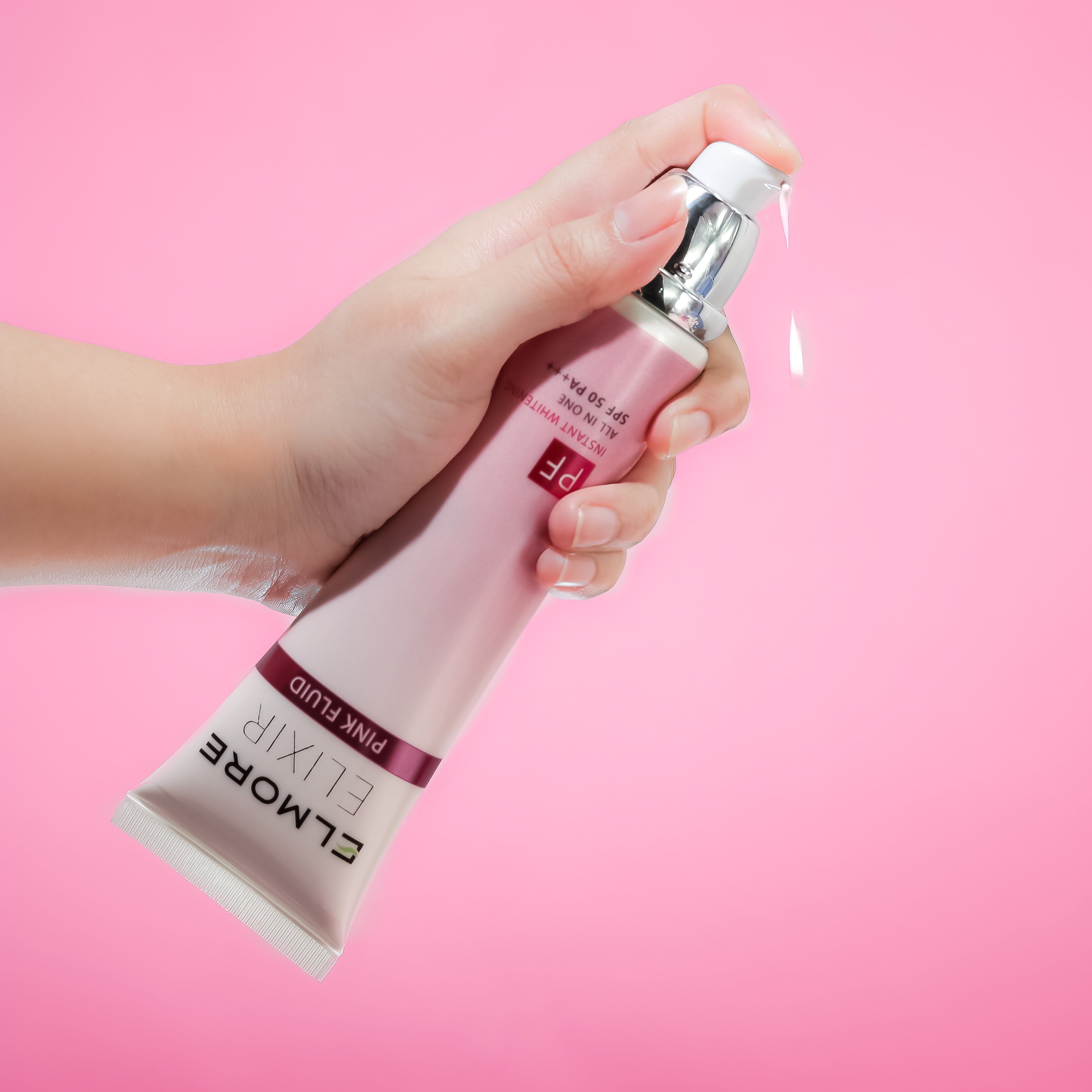 Glass skin elixir by Elmore â€“ Pink Fluid hydrating serum