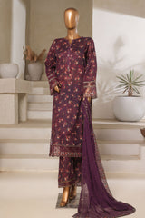 Malika By Sada Bahar Stitched 3 Piece Emb Festive Vol-05 Collection'2025-EMB-2125-Falsa