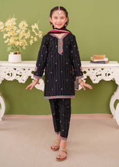 Modest Stitched 3 Piece Winter Edit Kids Collection'2025-3 Piece Khaddar Embroidered Black Suit