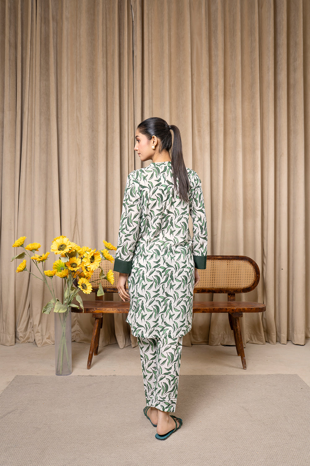 Aqs N Man 2PC Matching Separates Lawn Suit | AM-008