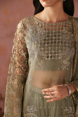 Tara By Sardinia Unstitched 3 Piece Wedding Collection-Sage