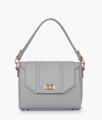 RTW Creation - Grey compact top-handle cross-body bag
