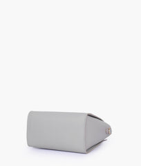 RTW Creation - Grey top-handle mini handbag