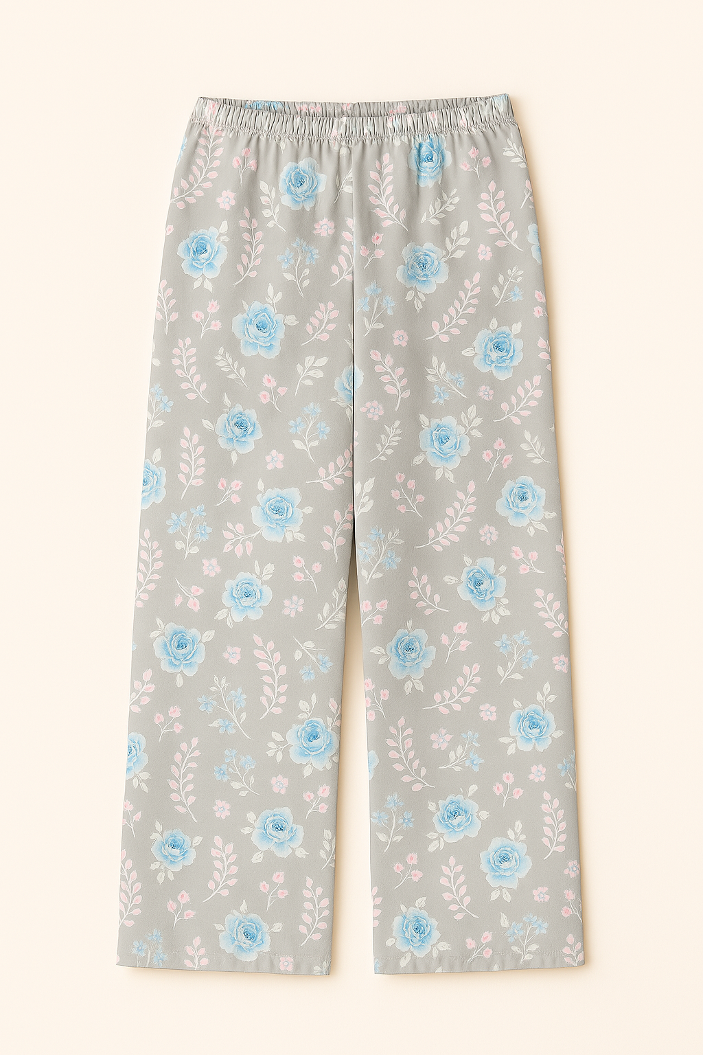 12 AM By Khawar Latif Grey based Floral Trouser