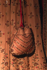 Bridal Pouch By Zaaviay Unstitched Gul E Rana Pouch