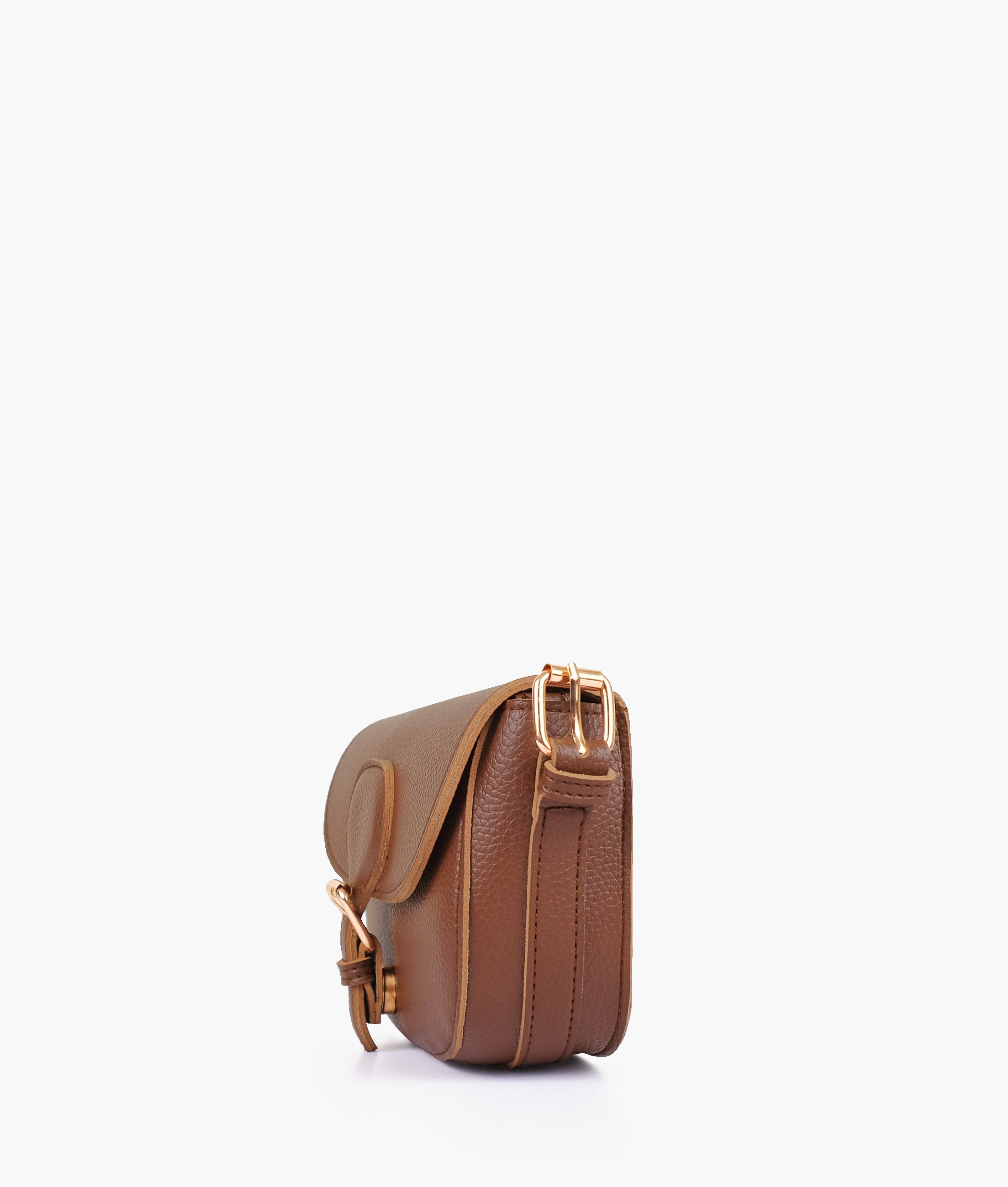 RTW Creation - Horse brown east-west shoulder bag