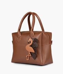 RTW Creation - Horse brown mini bowling bag