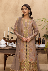 Ishq By Humdum Unstitched 3 Piece Emb Jacquard Collection'2024-IS-09