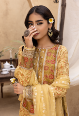 Ishq By Humdum Unstitched 3 Piece Emb Jacquard Collection'2024-IS-02