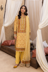 Ishq By Humdum Unstitched 3 Piece Emb Jacquard Collection'2024-IS-02