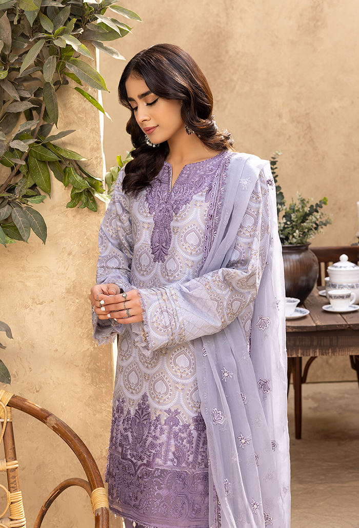 Ishq By Humdum Unstitched 3 Piece Emb Jacquard Collection'2024-IS-07