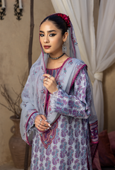 Ishq By Humdum Unstitched 3 Piece Emb Jacquard Collection'2024-IS-03