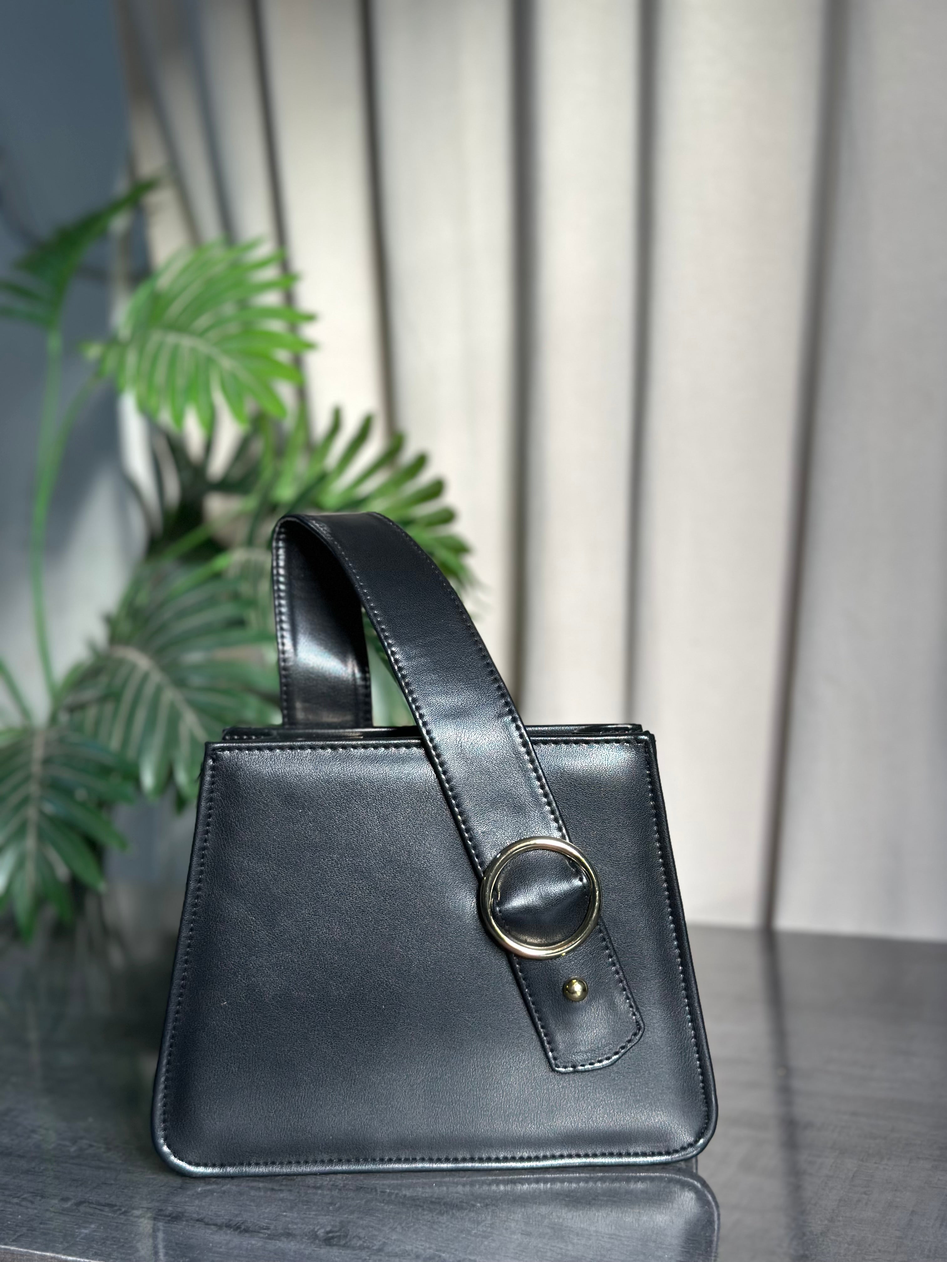 Best Trendy Ring Handbag Black
