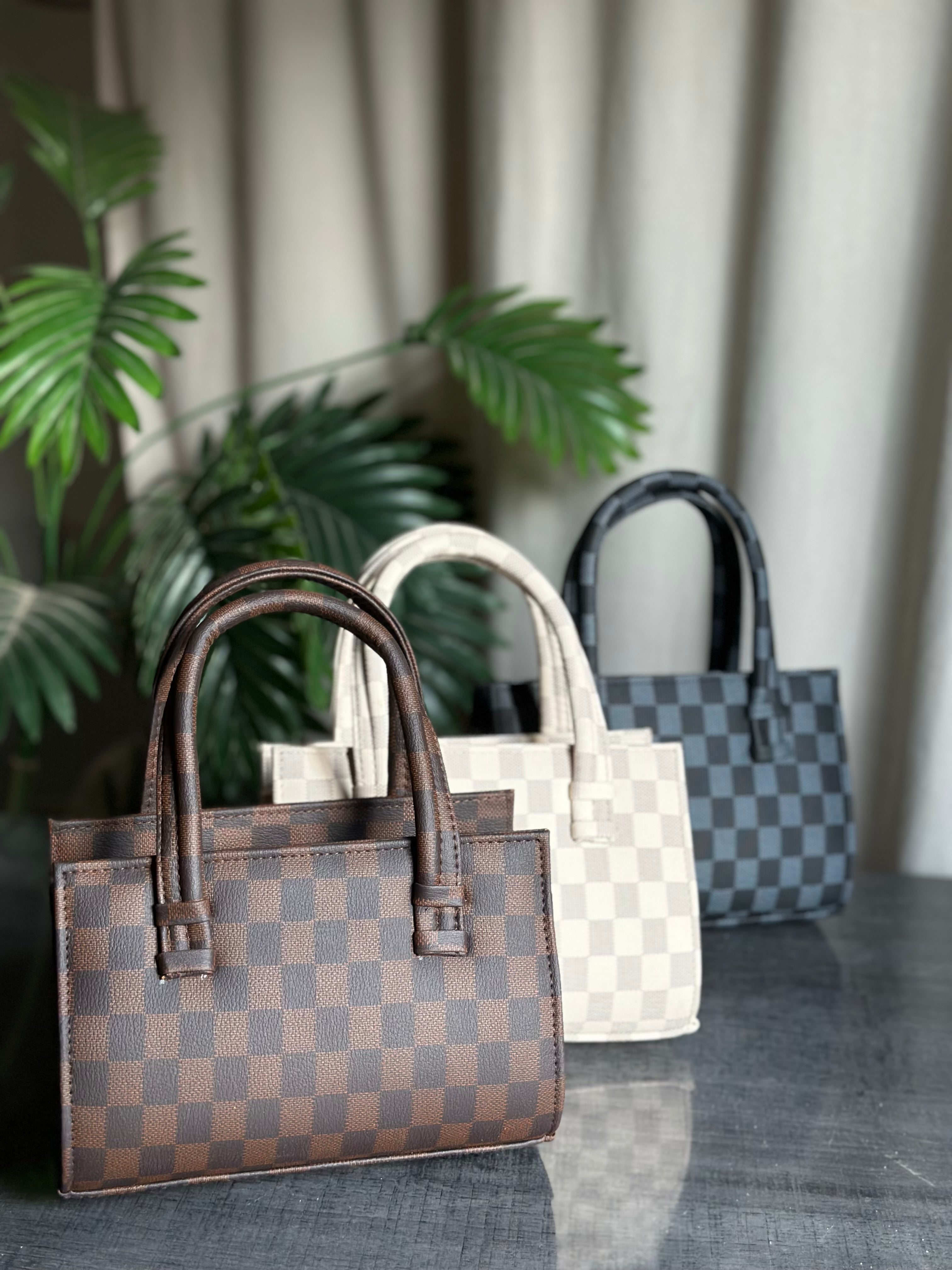 Checkered Style Handbag Design for women 2026
