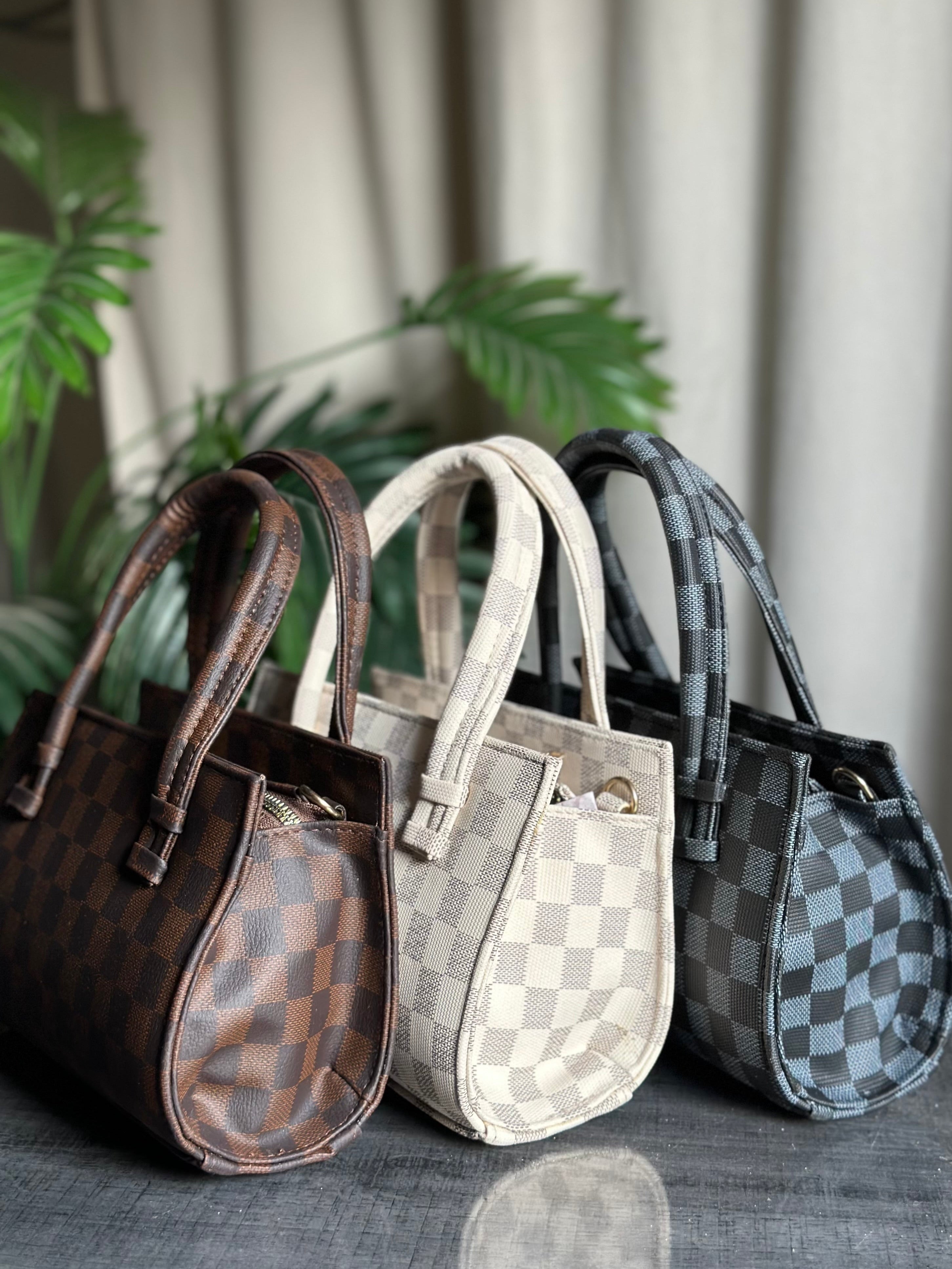 Checkered Style Handbag Design for women 2026