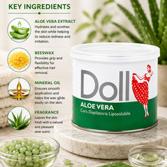 Dolls Liposoluble Depilatory Wax - Aloe Vera