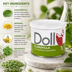 Dolls Liposoluble Depilatory Wax - Clorofilla