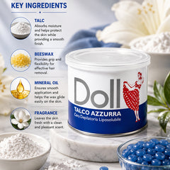 Dolls Liposoluble Depilatory Wax - Talco Azzurra