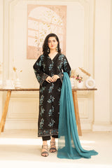 Tiraz Stitched 3 Piece Summer Suit-Sahil