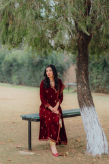 Velvet By Mannat Clothing Stitched Collection-Angrakha-Amina Sultan