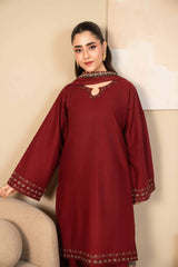 Tiraz Stitched 3 Piece Summer Suit-Liyana