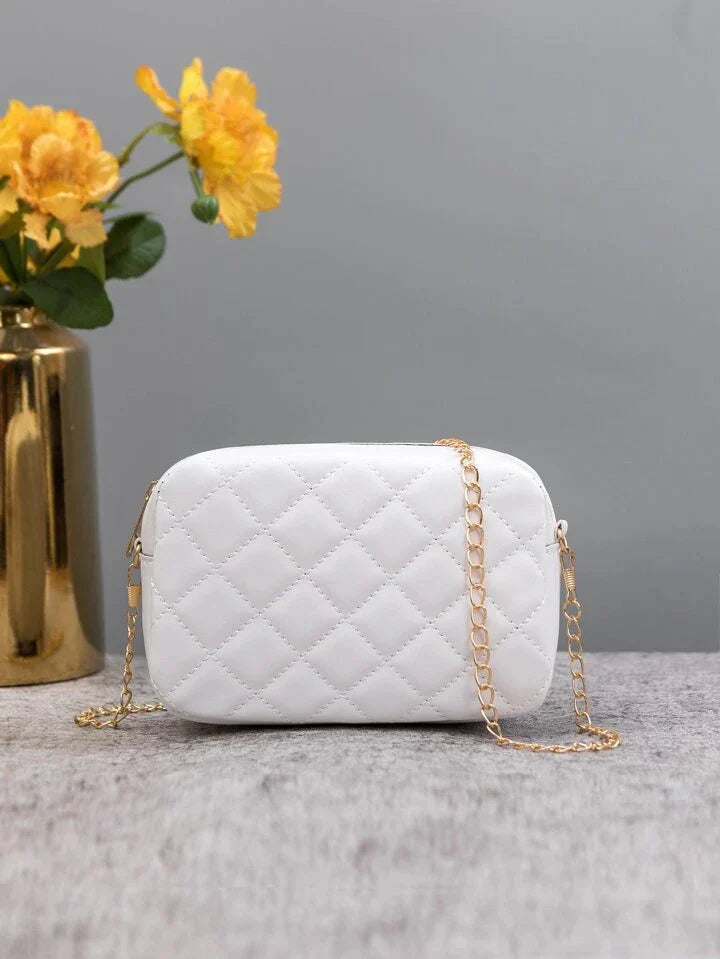 Fineur Urban Chic Crossbody Bag - White