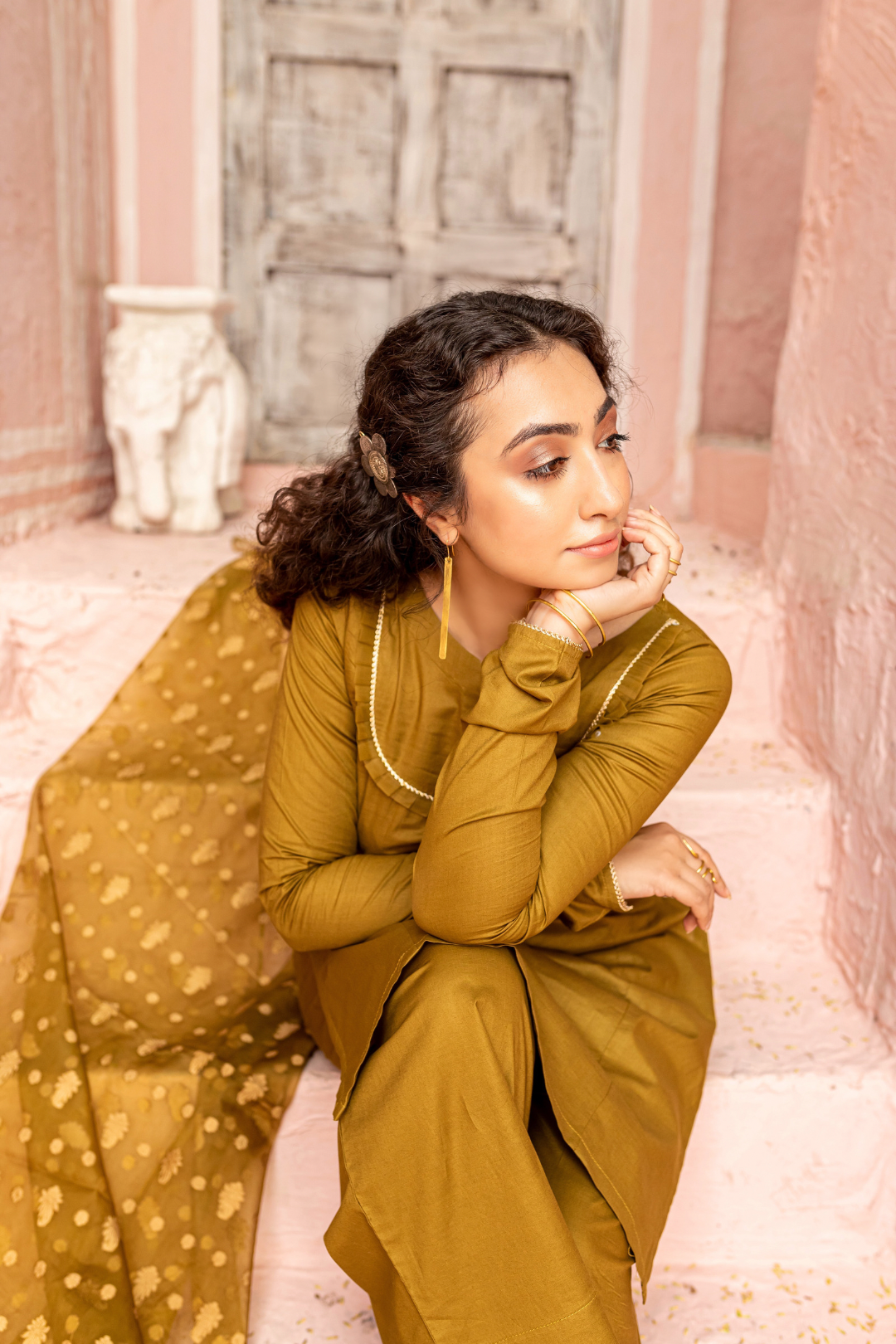 Daily Wear By Mannat Clothing Stitched Collection-Earthy