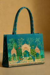 Fineur Canvas Tote Bags Peacock