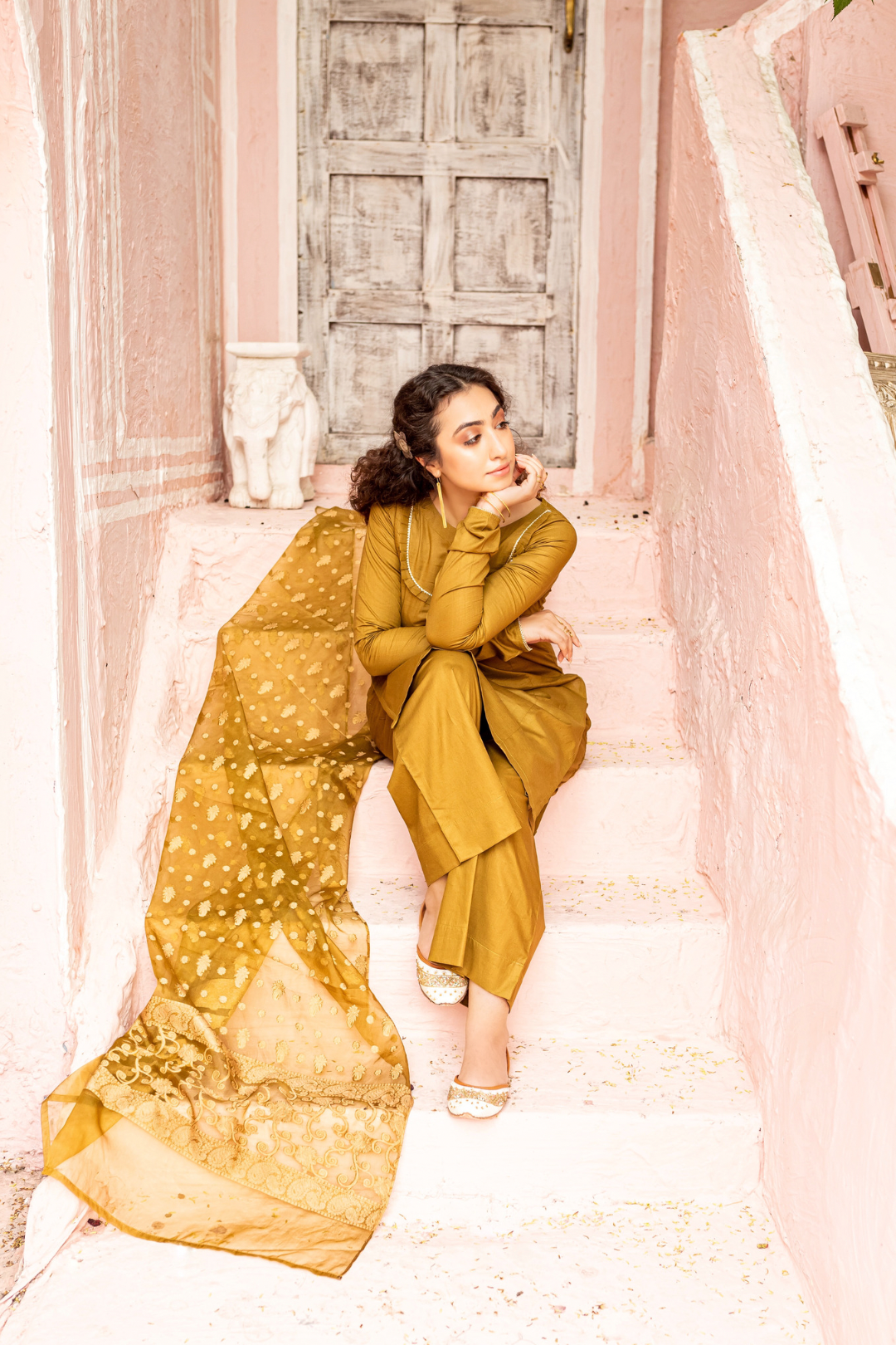 Daily Wear By Mannat Clothing Stitched Collection-Earthy
