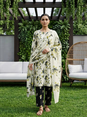 Dr Print 19 By Dr Haris Unstitched 3 Piece Lawn Suit-DRP-157