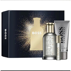 Hugo Boss -Bottled Parfum 3S Set (Parfum 100Ml+ Parfum 10Ml+ S/Gel 100Ml) Gift Set